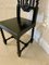 Victorian Carved Ebonised Oak Side Chairs, 1860s, Set of 2 9