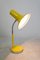 Gelbe Tischlampe mit Schwanenhals von Szarvasi, 1960er 4
