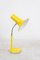 Gelbe Tischlampe mit Schwanenhals von Szarvasi, 1960er 7