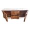 Sideboard in Walnut and White Carrara Marble 7