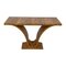 Art Deco Style Console Table in Walnut, 1980s, Image 2