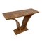 Art Deco Style Console Table in Walnut, 1980s, Image 4