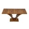 Art Deco Style Console Table in Walnut, 1980s, Image 3