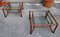 Coffee Table in Bamboo and Glass by Lyda Levi for McGuire, 1970s 3