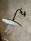 Industrielle Wandlampe aus Metall 9