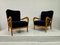 Vintage Armchairs in Boucle, 1950s, Set of 2 11