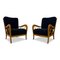 Vintage Armchairs in Boucle, 1950s, Set of 2 12