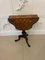 Antique Victorian Quality Burr Walnut Chess Table , 1860, Image 5