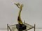 Brass Sculpture of Musician on Marble Base, 1980s 3