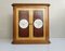 Hanging Corner Cabinet with Intarsia, 1950s, Image 1