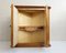 Mueble esquinero colgante con intarsia, años 50, Imagen 7
