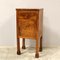 Italian Empire Bedside Table in Walnut 1