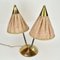 Space Age Tischlampe aus Messing, 1950er 3