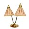 Space Age Brass Table Lamp, 1950s, Image 1