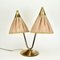 Space Age Brass Table Lamp, 1950s 5