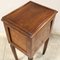 Italian Bedside Table in Walnut, Image 9