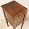 Italian Bedside Table in Walnut, Image 10