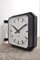 Reloj vintage grande de doble cara de Pragotron, años 60, Imagen 3