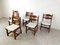 Vintage Brutalist Dining Chairs, 1960s, Set of 6 5