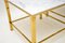 Vintage Marble and Brass Side Tables, 1970s, Set of 2 6