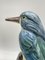 Large Colored Majolica Figure of a Kingfisher, 1960s 14