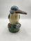Large Colored Majolica Figure of a Kingfisher, 1960s 10