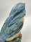 Large Colored Majolica Figure of a Kingfisher, 1960s, Image 3