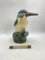 Large Colored Majolica Figure of a Kingfisher, 1960s, Image 5