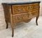 French Louis XV Style Bombé Satinwood Marquetry and Ormolu Mounted Commode, 1940s 3