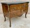 Commode Style Louis XV Bombé en Marqueterie de Satinwood et Monture Bronze, France, 1940s 8