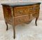French Louis XV Style Bombé Satinwood Marquetry and Ormolu Mounted Commode, 1940s, Image 8