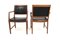 Leather Armchairs by Bertil Fridhagen for Bodafors, Sweden, 1960s, Set of 2, Image 5