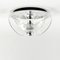 Large Mid-Century Modern Wave Flush Mount attributed to Koch & Lowy for Peill & Putzler, Germany, 1960s 4