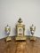 French Victorian Mantle Clock Garniture Set, 1860s, Set of 3 5