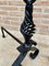 19th Century French Wrought Iron Andirons, Set of 2 3