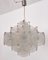 Italian Murano Glass and Brass Chandelier by Carlo Nason for Mazzega, 1970s 7