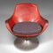 Vintage Italian Swivel Tub Chairs in Leather, 1970, Set of 2 9