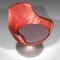 Vintage Italian Swivel Tub Chairs in Leather, 1970, Set of 2, Image 7