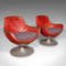 Vintage Italian Swivel Tub Chairs in Leather, 1970, Set of 2 2