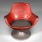 Vintage Italian Swivel Tub Chairs in Leather, 1970, Set of 2 10