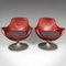 Vintage Italian Swivel Tub Chairs in Leather, 1970, Set of 2 1
