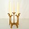 Candelabro de bronce de 5 brazos atribuido a Harjes, Imagen 3