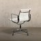 Chaise de Salle à Manger EA108 en Résille Blanche en Aluminium par Charles & Ray Eames pour Vitra, 2013 3