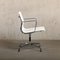 EA108 Aluminum Dining Chair in White Netweave Mesh by Charles & Ray Eames for Vitra, 2013 6