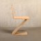 Zig Zag Chair in Ash by Gerrit Thomas Rietveld, 2010s 4