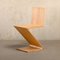 Zig Zag Chair in Ash by Gerrit Thomas Rietveld, 2010s 5