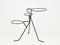 Mid-Century Black Metal Rod Plant Stand, 1950s, Image 6