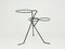 Mid-Century Black Metal Rod Plant Stand, 1950s, Image 8