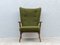 Poltrona Mid-Century con rivestimento verde muschio, Immagine 11