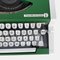 Vintage Green Traveller deLuxe Typewriter from Olympia, 1960s 5